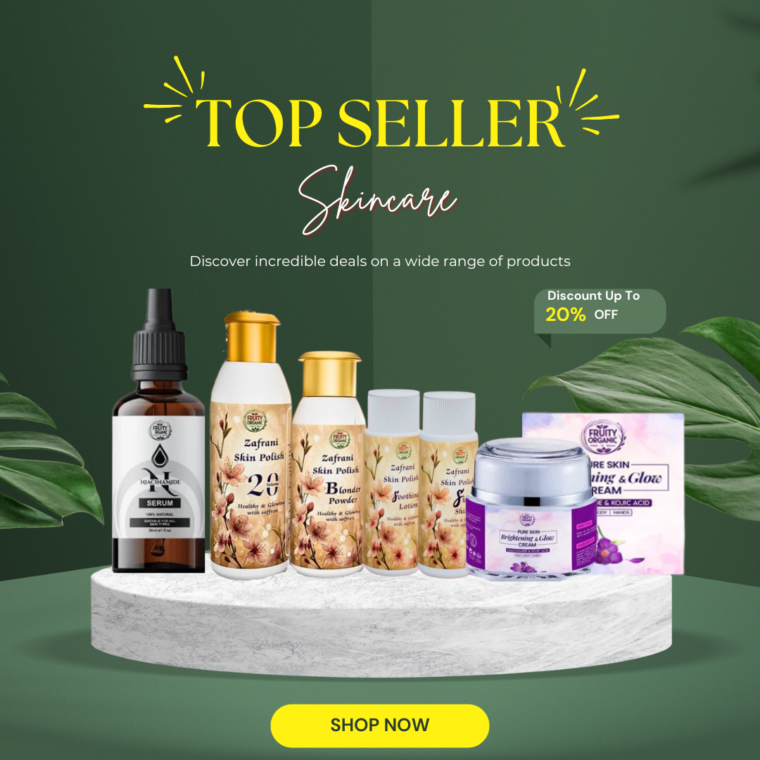 Zafrani skin polish , niacinamide serum & Brightning Glow Cream Deal