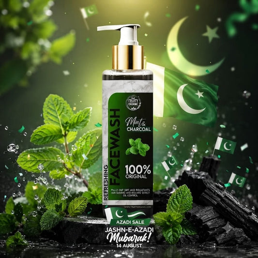 Mint & Charcoal Facewash