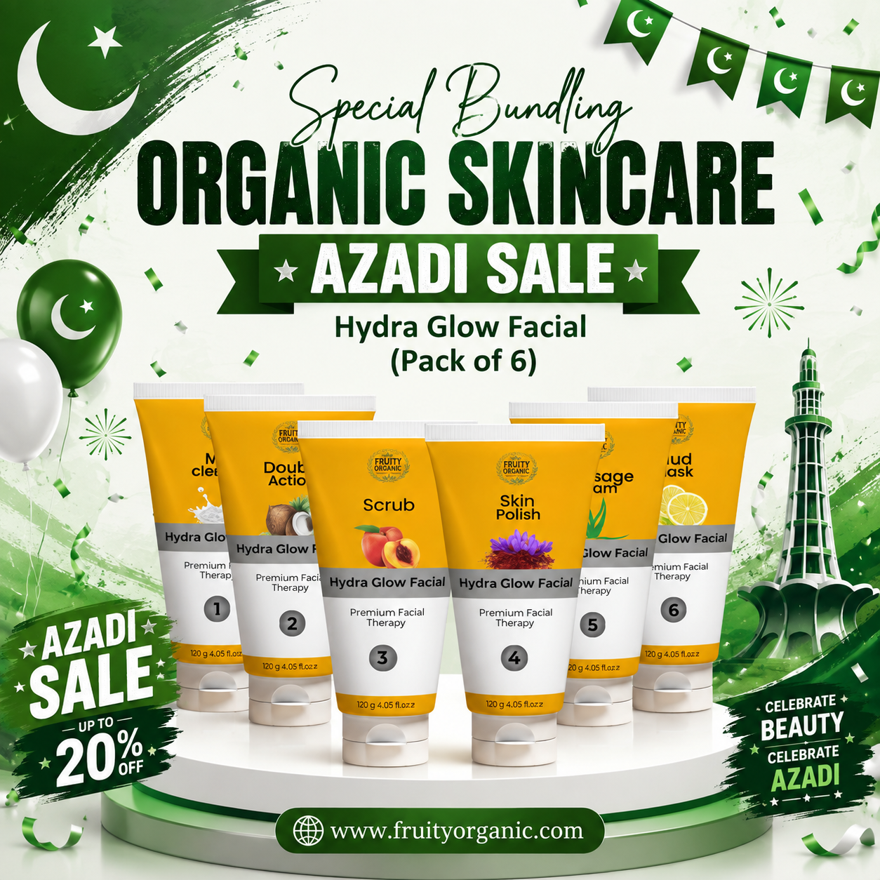 Hydra Glow Facial (Pack of 6)